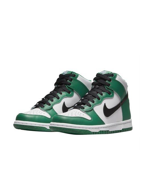 Nike Dunk High Celtics (gs) in Green | Lyst