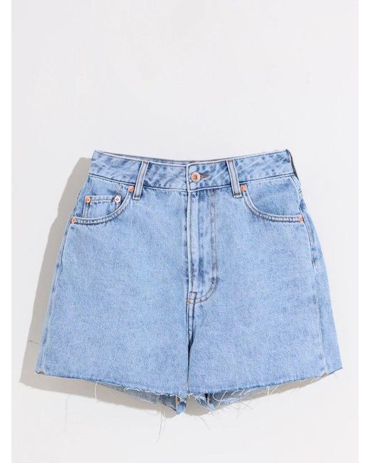 Bellerose Party Denim Shorts in Blue Lyst UK