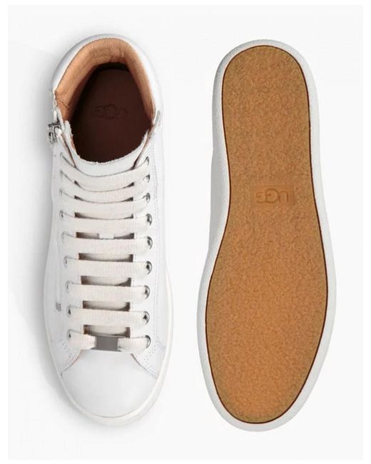 ugg olive leather trainer