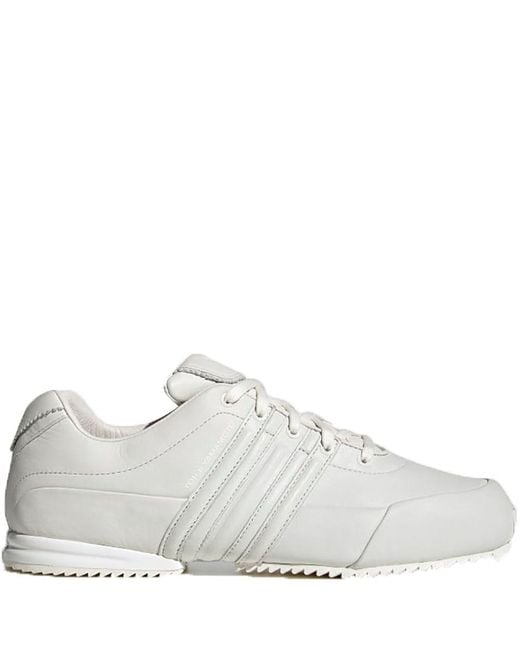 Y-3 Leather Sprint Trainers in White for Men - Lyst