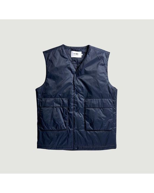 NN07 Synthetic Barney Padded Sleeveless Jacket Navy No Nationality 07 in  Blue for Men - Lyst