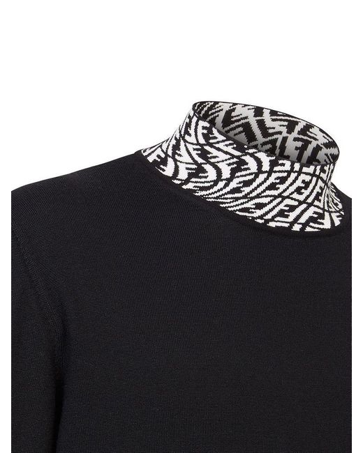 Fendi black wool sweater Clearance