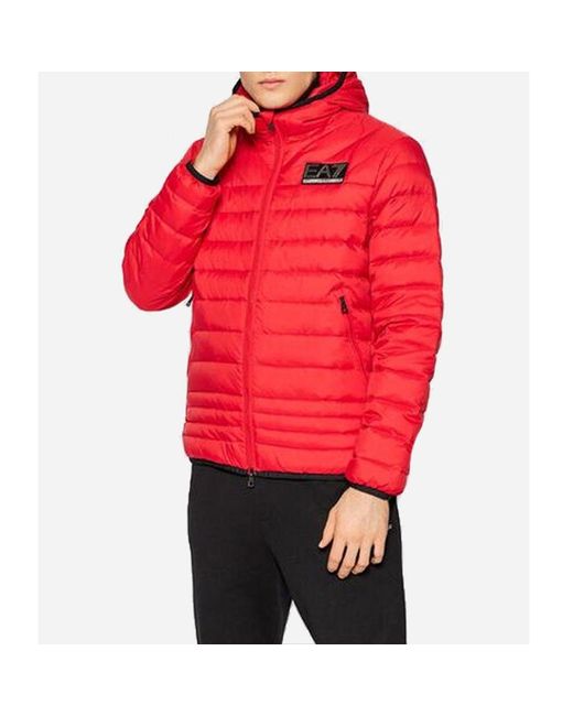red ea7 coat