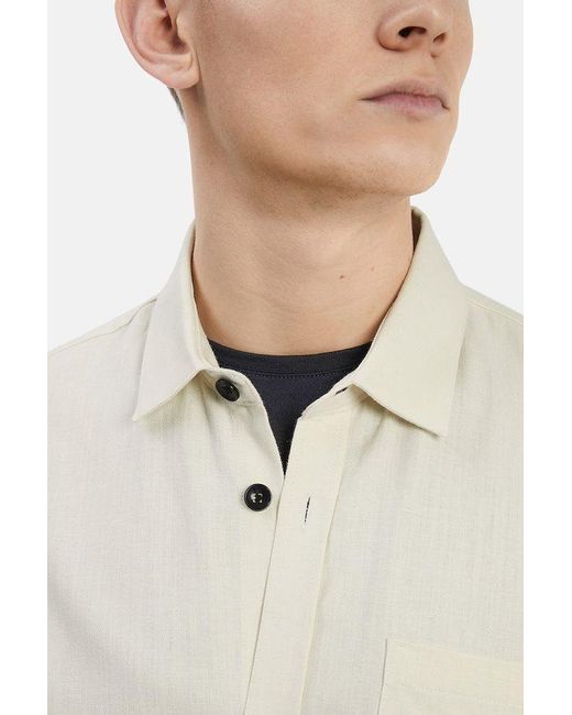 Matíníque Cotton Summer Weight Overshirt in White for Men - Lyst