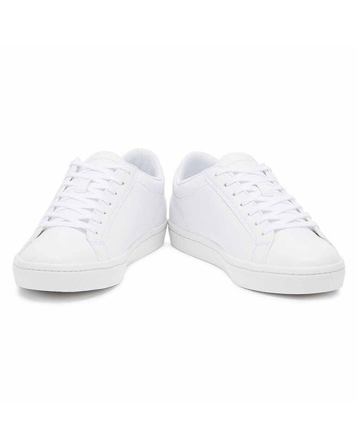 Lacoste Straightset Bl 1 Trainers in White - Save 38% - Lyst