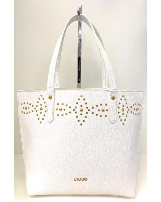 Liu Jo Borsa Con Borchie in Grey (Gray) | Lyst