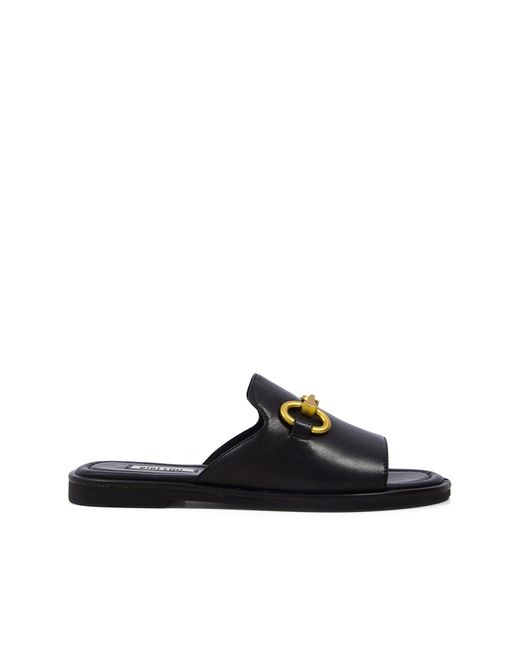 bibi lou flats in powder leather