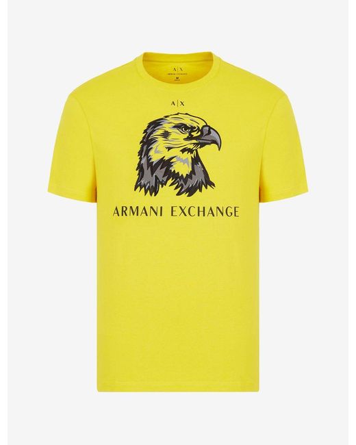 Armani Exchange Tshirts And Polo in Yellow for Men Lyst