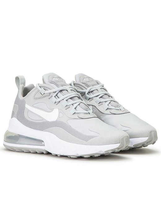 Nike Air Max 270 React Grey Fog Sneakers in Gray | Lyst