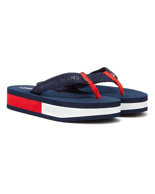 tommy hilfiger webbing beach sandals