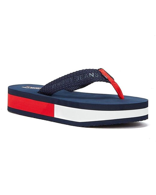 hilfiger denim flip flops