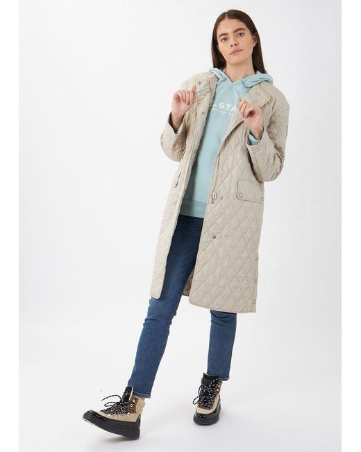 Belstaff Synthetic Annie Coat in Natural | Lyst Canada