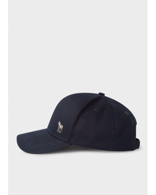 Paul Smith Cotton Zebra Baseball Cap in 