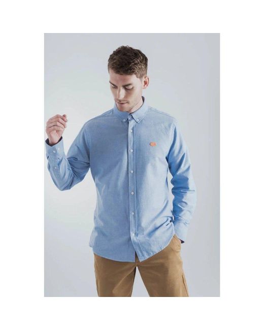 Armor Lux Cotton Shirts Alx .79142 Sky.79142 Sml in Blue for Men | Lyst UK