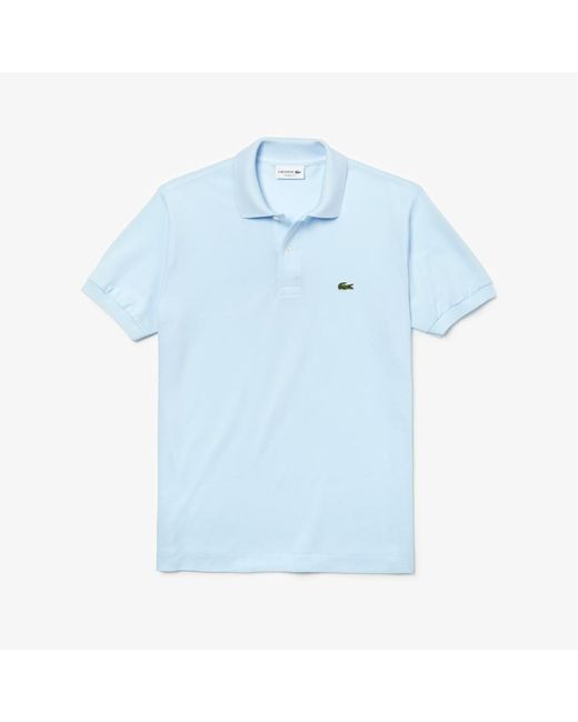 Lacoste Cotton Marl L.12.12 Polo Shirt - Pale in Blue for Men - Save 24% -  Lyst