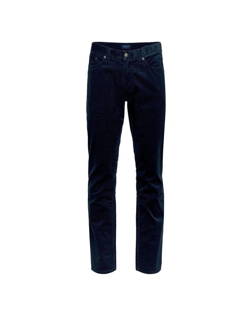 GANT Denim D1. Slim Cord Jeans in Blue for Men - Lyst