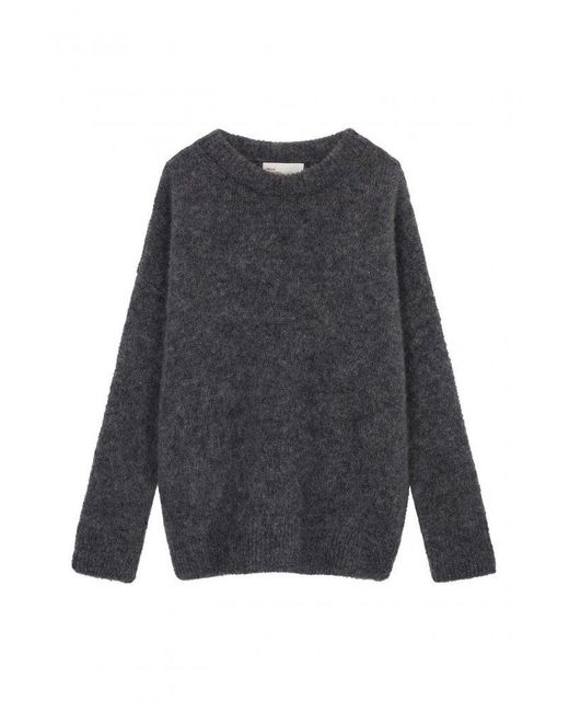grey plain jumper
