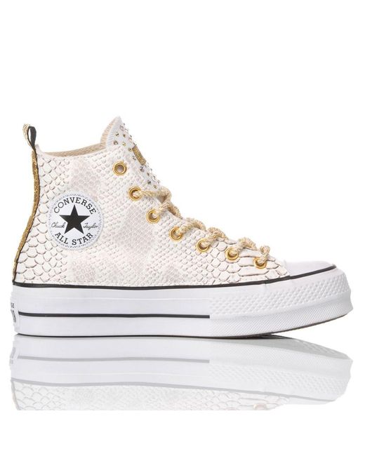 converse platform white gold