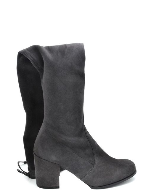 stuart weitzman grey boots