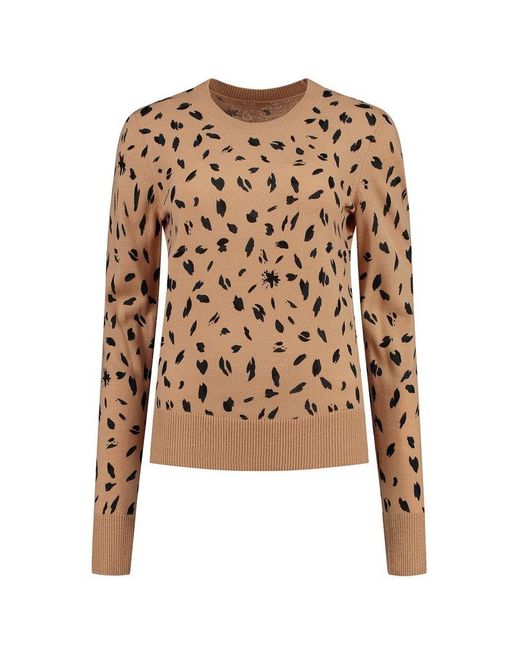POM Synthetic Sp6367 Pullover Leopard Sand in Animal Print (Brown) - Lyst