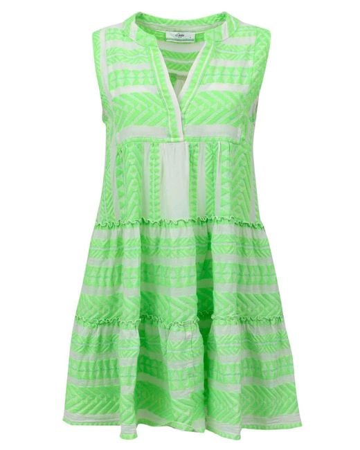 Devotion Twins Cotton Devotion Ella Neon Sleeveless Midi Dress Neon