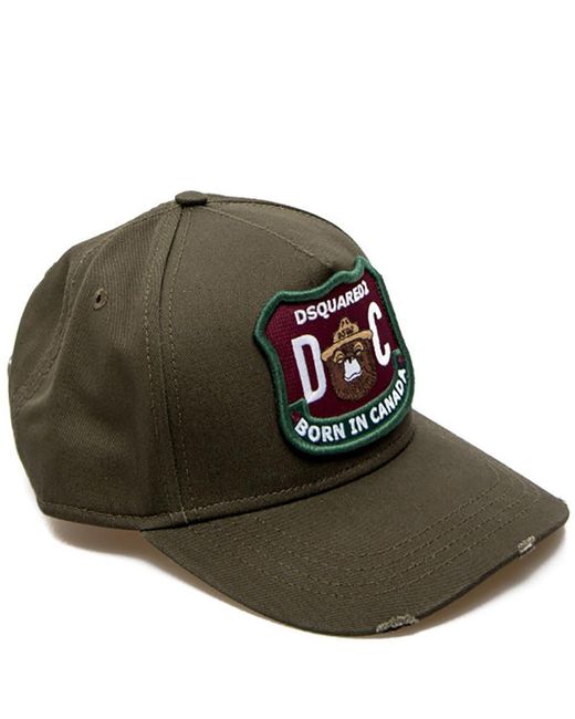 dsquared cap khaki