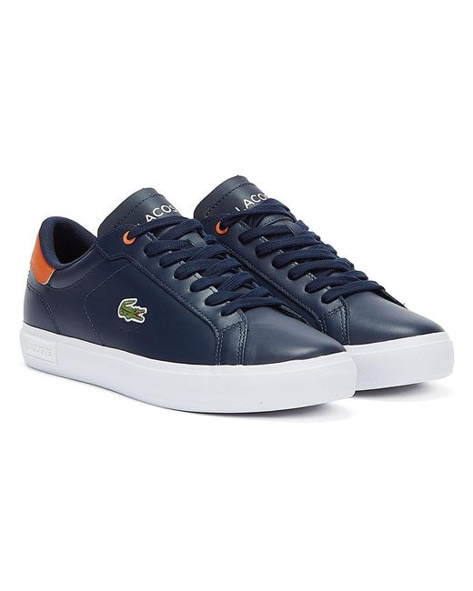 Lacoste Leather Powercourt Trainers in 
