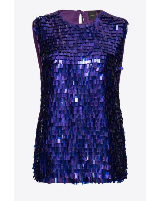 pinko purple dress