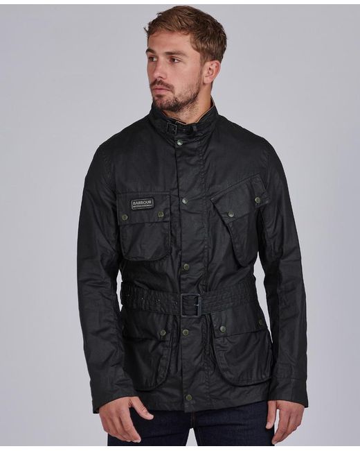 International Waxed Cotton Jacket Sage 