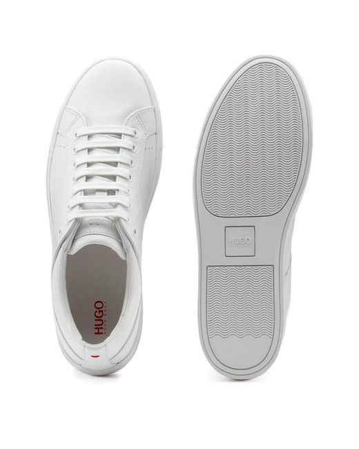 hugo futurism trainers white