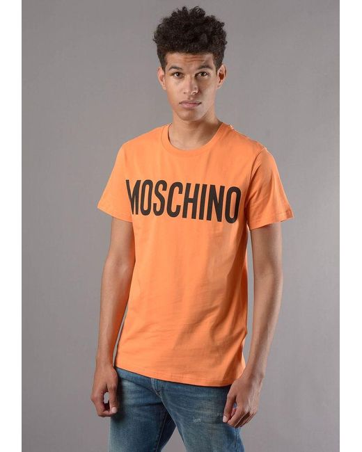 Moschino 07055240 T-shirt In Orange in 