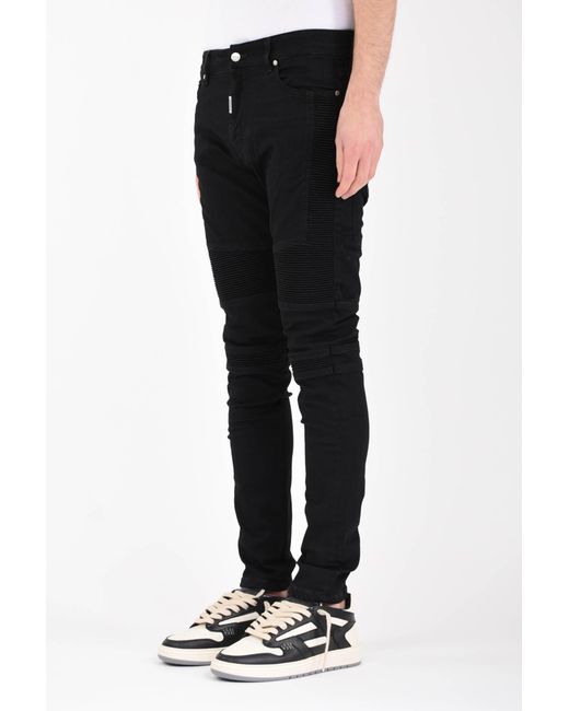 Represent Jeans Biker Denim in Black 
