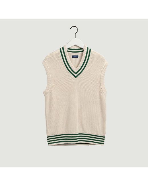 GANT Cotton Cricket Ribbed Sleeveless 