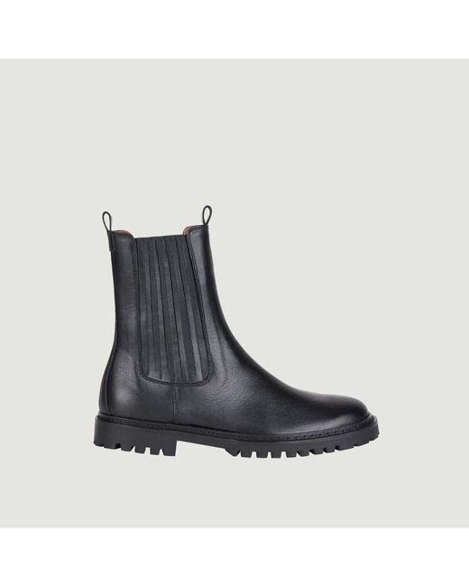 Anthology Leather Boots N°7543 Cuir Nero in Black | Lyst
