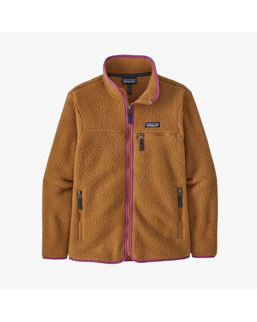 Patagonia Jersey Retro Pile Jacket in Brown Lyst