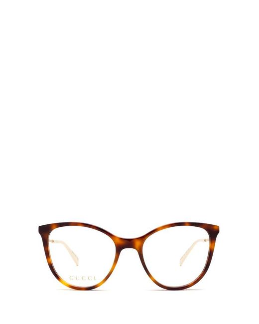 Gucci GG1007O Havana Female Eyeglasses in Brown Lyst UK