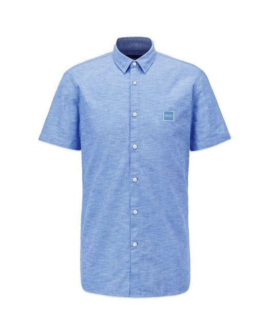 hugo boss magneton short sleeve shirt