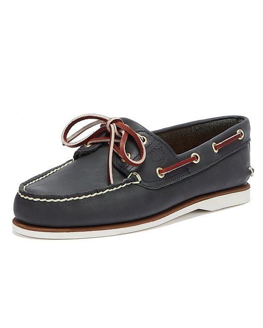 timberland navy boat shoes