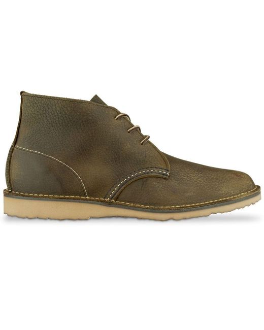 olive suede chukka boots