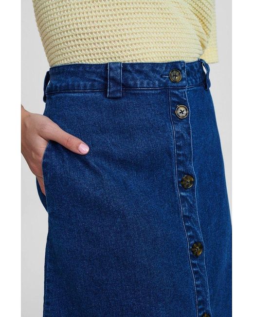Numph Nümph Nucataleya Denim Midi Skirt 