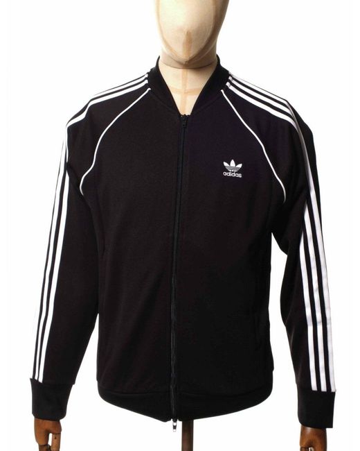 adidas Originals Synthetic Sst Track Top in Black for Men Lyst