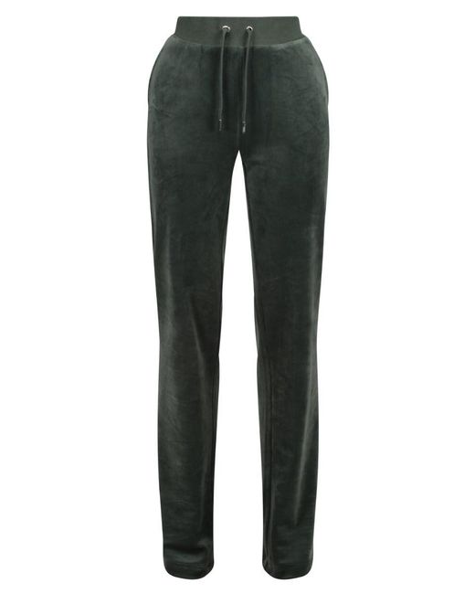 Dark Moss Del Ray Straight Track Pants 