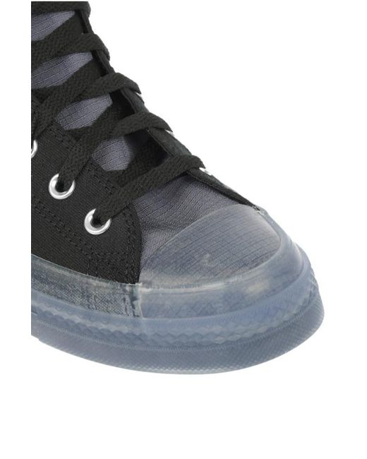 Converse Black Hi Top Sneakers for Men | Lyst