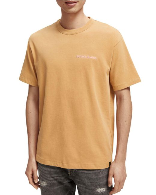Scotch and soda organic cotton t shirt Clearance
