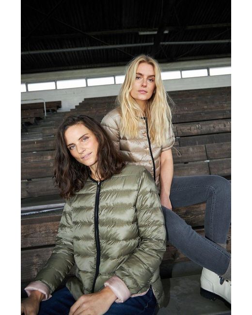 COSTER COPENHAGEN Synthetic Cc Heart Quilted Jacket - Pale Hunter in Green  - Lyst
