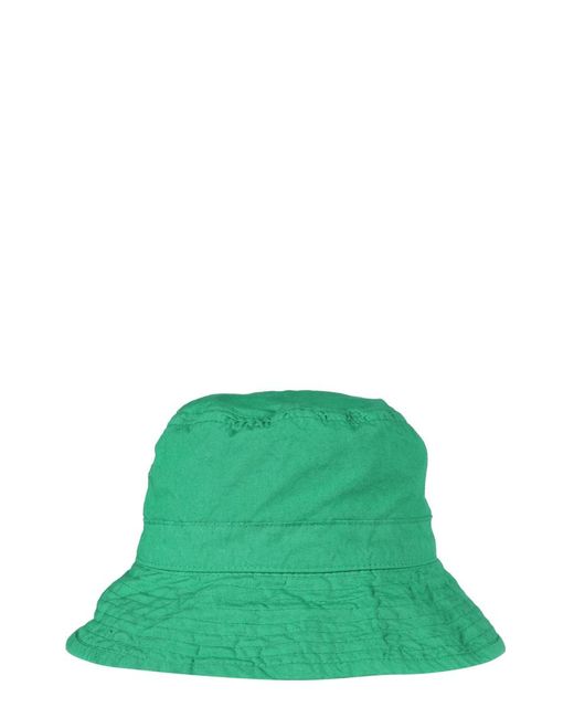 Jil Sander Cotton Bucket Hat With Logo 