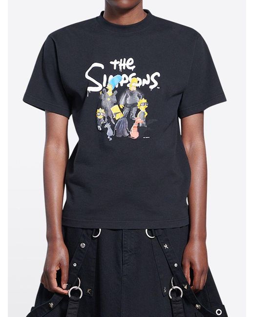 balenciaga simpsons tshirt