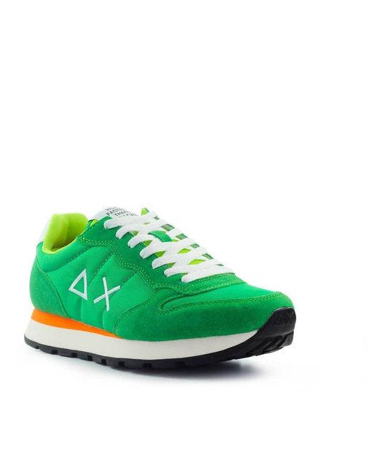 SUN68 scarpa sportiva uomo Z31102-19 verde militare e arancio|acquista  online su Shoe Center