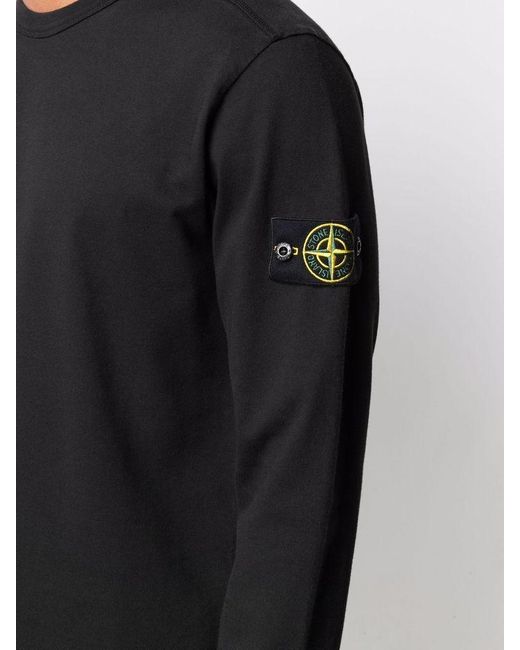 Stone Island Black Long Sleeve T Shirt Norway, SAVE 39% - cocoguate.com
