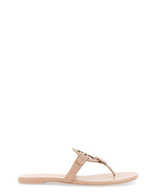 Tory Burch Sandalo Infradito Miller in Natural | Lyst